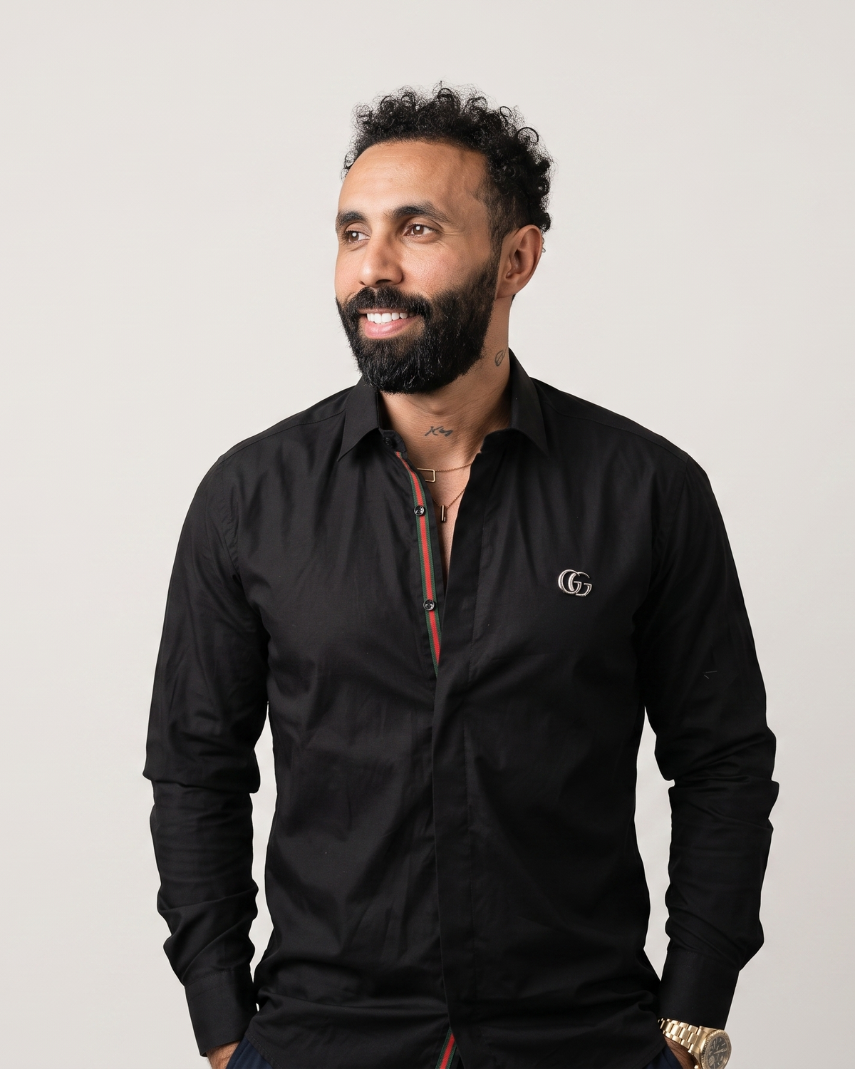 Gucci - Placket Shirt - Black