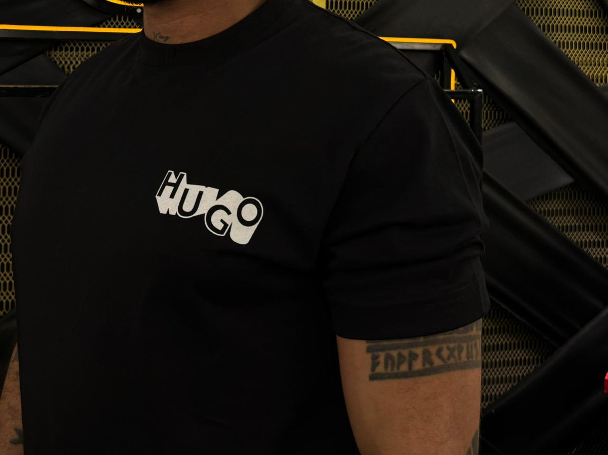 Hugo Boss - Graphic Logo T-Shirt - Black
