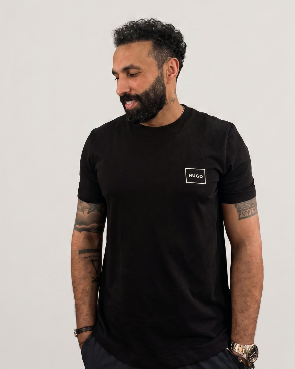 HUGO - T-Shirt - Black