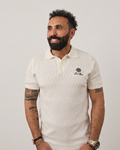 Loro Piana - Textured Knit Polo Shirt - Off-White