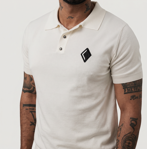 Dior - Knit Polo T-Shirt - Cream