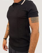 Gucci - GG Jacquard Polo T-Shirt - Black