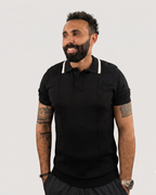 Gucci - GG Jacquard Polo T-Shirt - Black