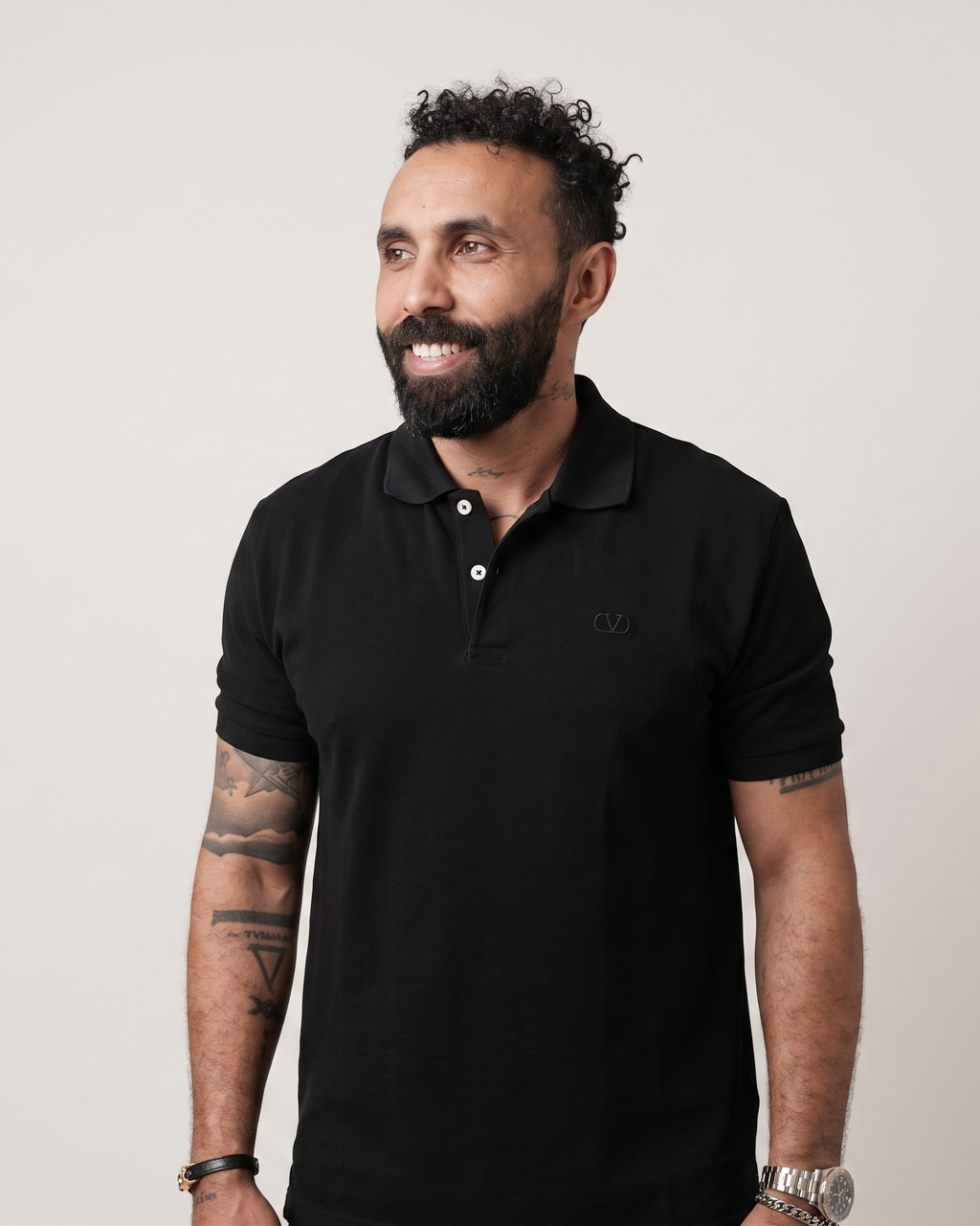 Valentino - Polo T-Shirt - Black