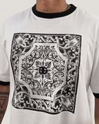Dolce & Gabbana - Print Ringer T-shirt - White